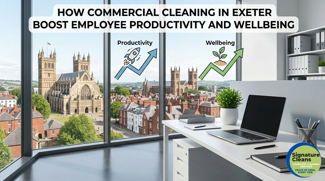 How Commercial Cleaning in Exeter Boost Employee Productivity and Wellbeing