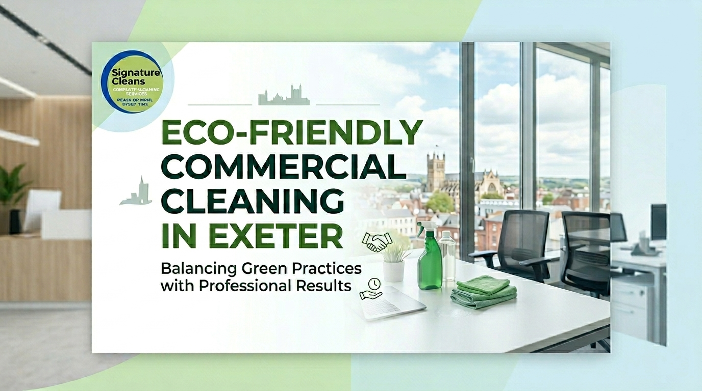 Eco-Friendly Commercial Cleaning: Balancing Green Practices with Results