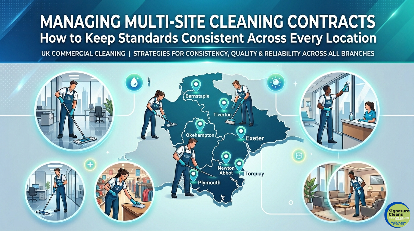 Managing Multi-Site Cleaning Contracts: How to Keep Standards Consistent Across Every Location